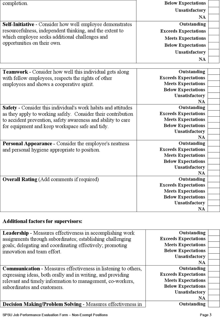 Job Performance Evaluation 1 Page 3