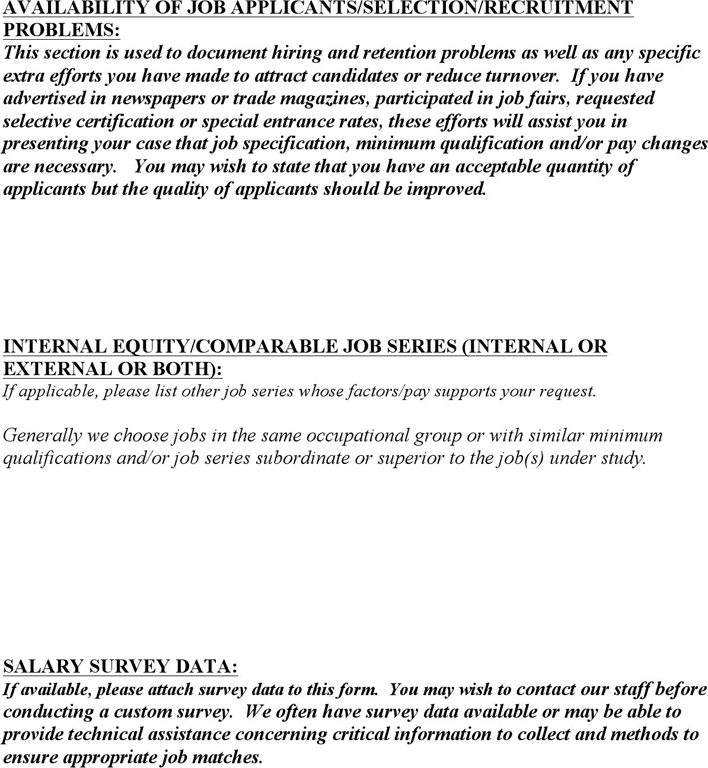 Job Study Proposal Template Page 5