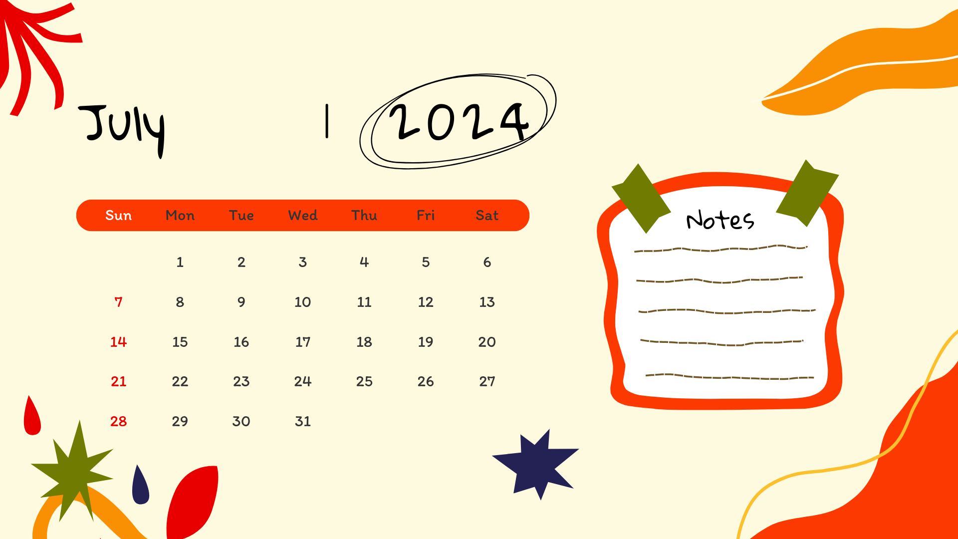 12 Month Calendar 2024 2 Page 7