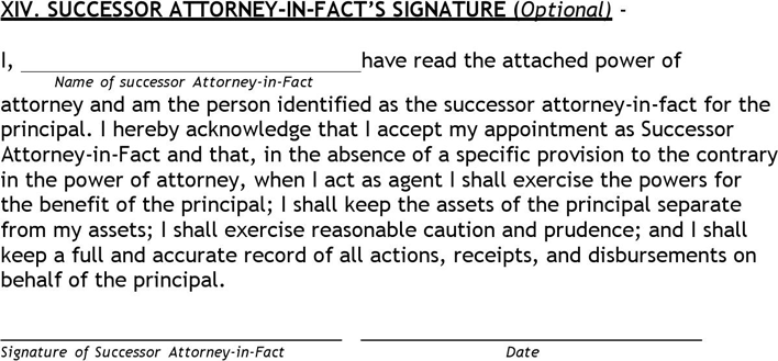 Kentucky Durable Power of Attorney Form Page 7