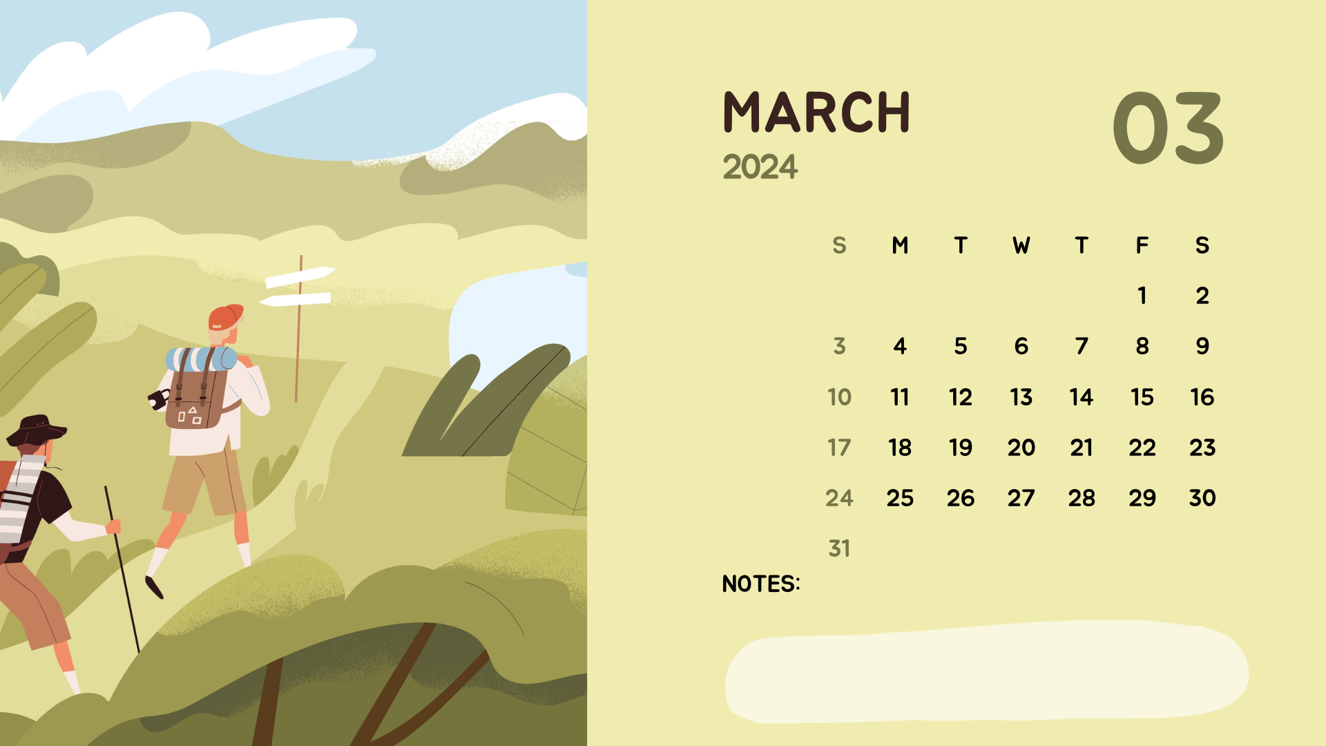 12 Month Calendar 2024 3 Page 3