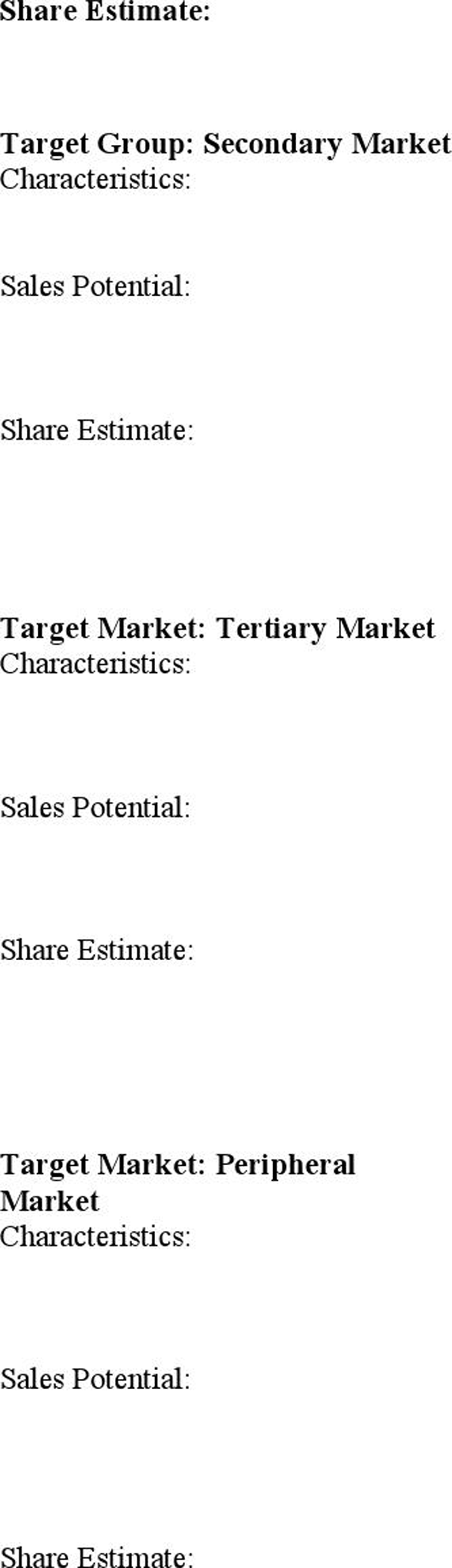Market Analysis Template 1 Page 7