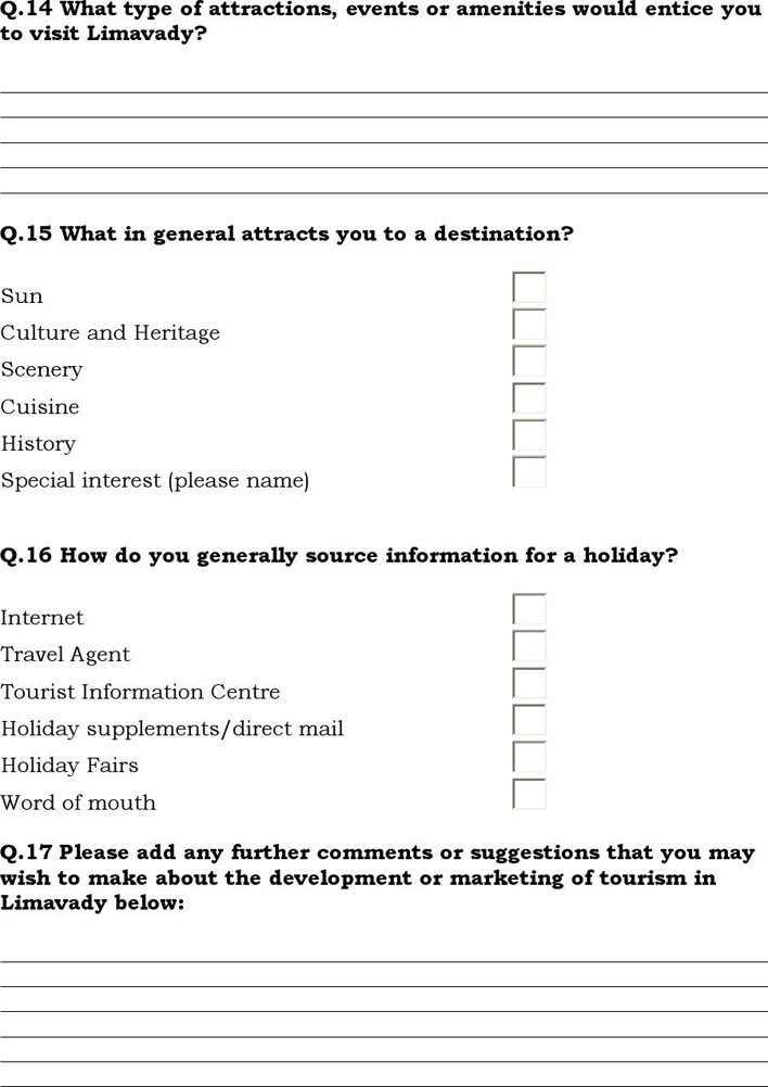Market Research Questionnaire Page 5