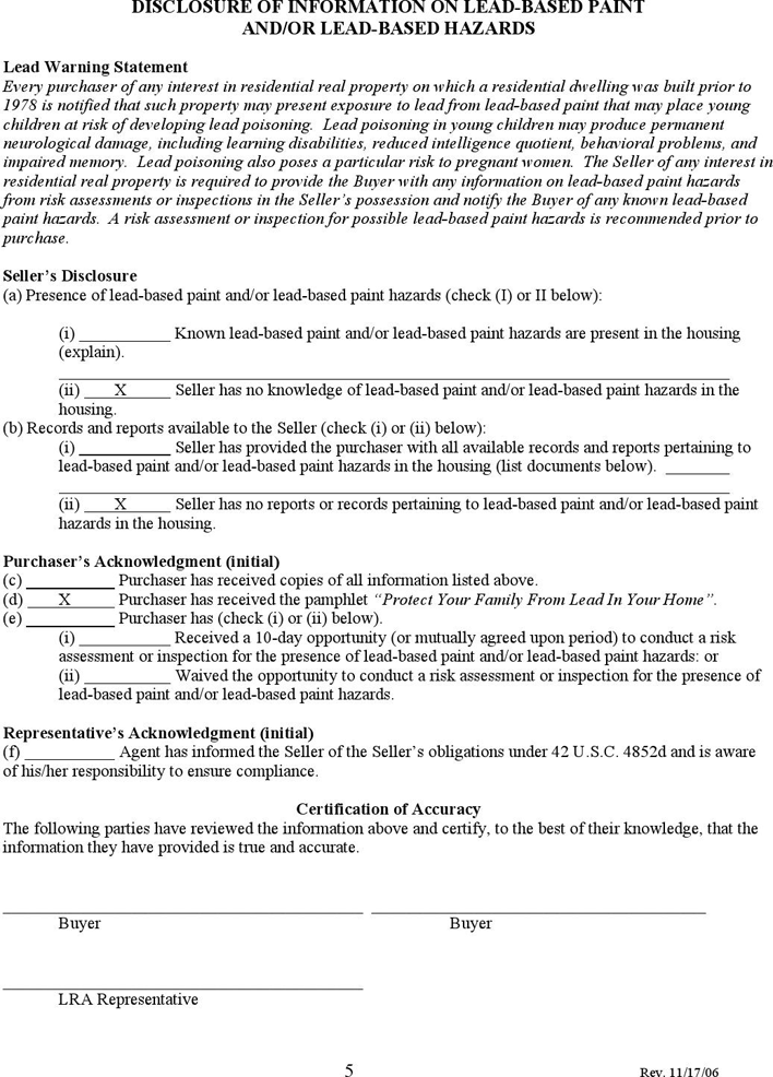 Missouri Offer To Purchase Real Estate Form Page 5