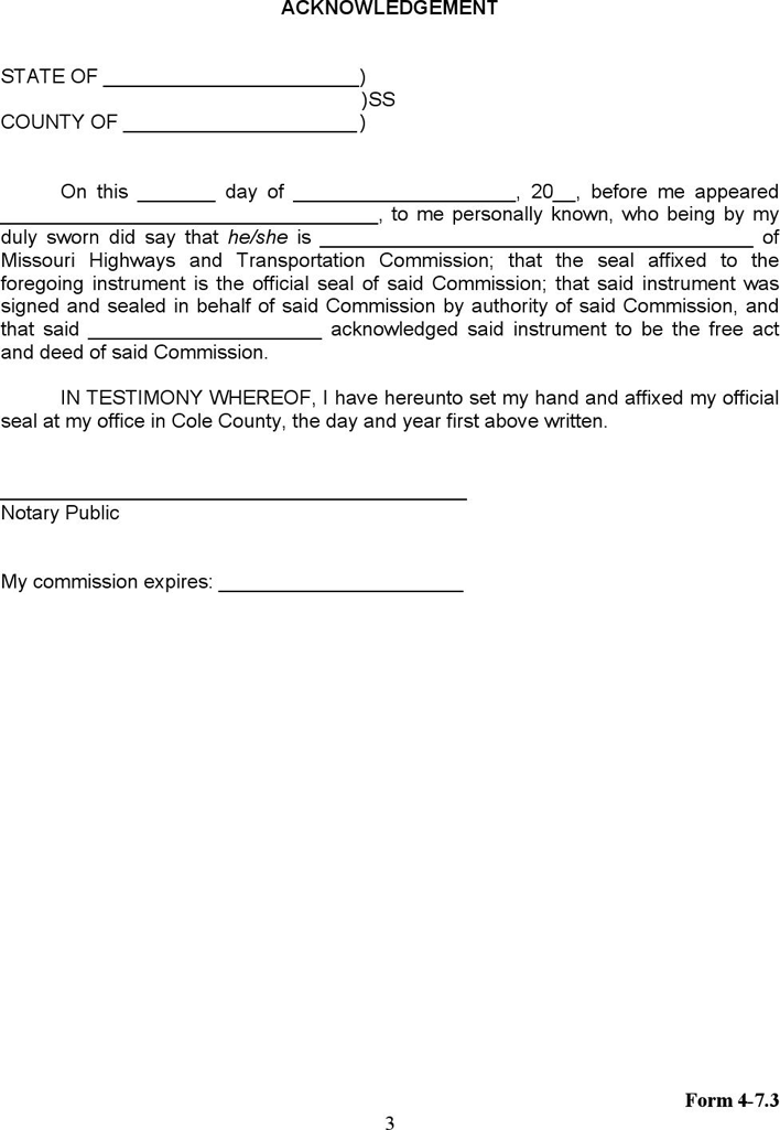 Missouri Quitclaim Deed Form 2 Page 3