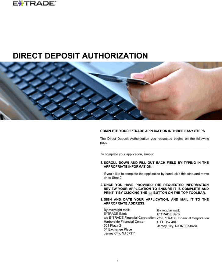 free new jersey direct deposit form pdf 91kb 2 page s