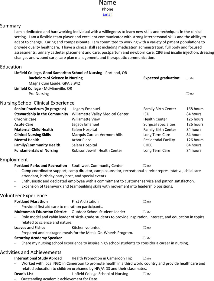 Nursing Resume & Cover Letter Packet Page 5