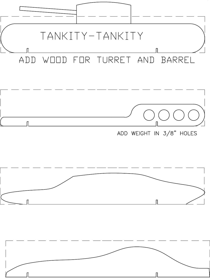 Pinewood Derby Car Template 1 Page 4