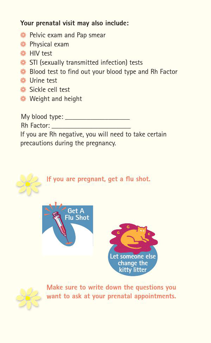 Pregnancy Calendar 1 Page 6