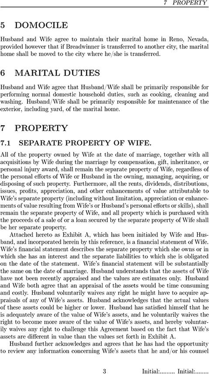 Prenuptial Agreement 2 Page 3
