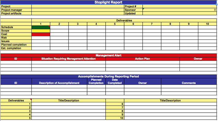 Project Planning Template 2 Page 4