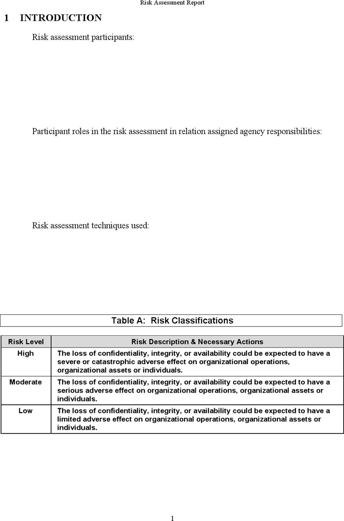 Risk Assessment Template 3 Page 4