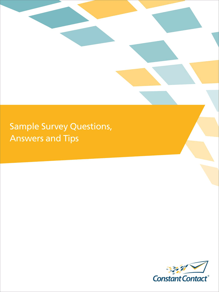 Sample Survey Questions 1