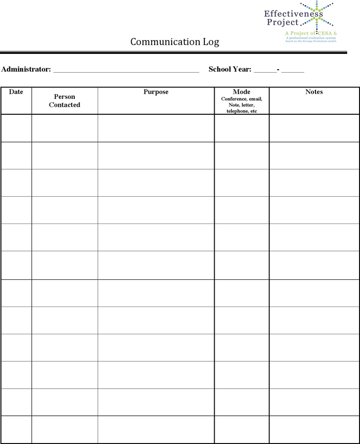 communication-log-template-template-free-download-speedy-template