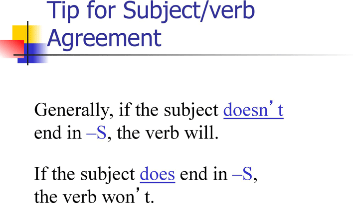 Subject-Verb Agreement ppt 3 Page 6