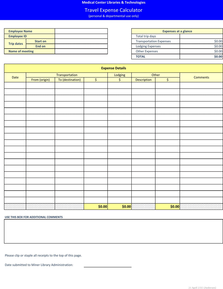 moving out expenses calculator