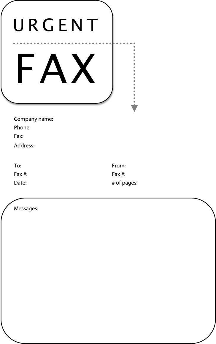 urgent fax cover letter